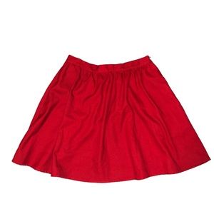 Zara | Mini Skirt | Red